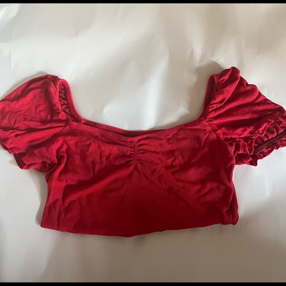 Topshop Red Top - Picture 2 of 3